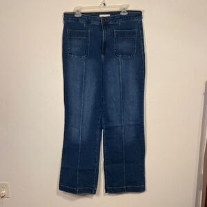 LC Lauren Conrad Indigo Wide Leg Jeans
